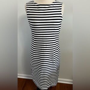 MaxMara Striped Cotton Sheath Dress
